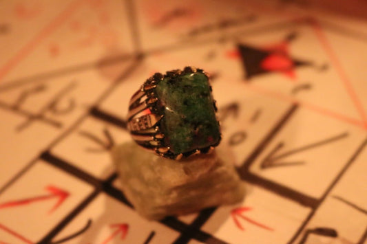 WEALTH Ring – Money Talisman, Ritually Charged Gemstone, Power - PsychicHermano