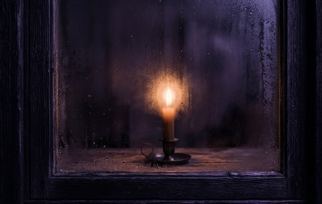 A candle glowing behind frosted glass, how to make an avoidant miss you