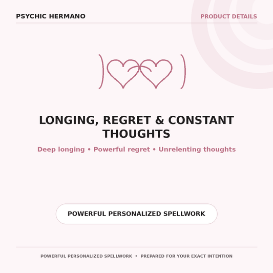 Miss Me Obsession Spell | Longing, Regret & Reconnection