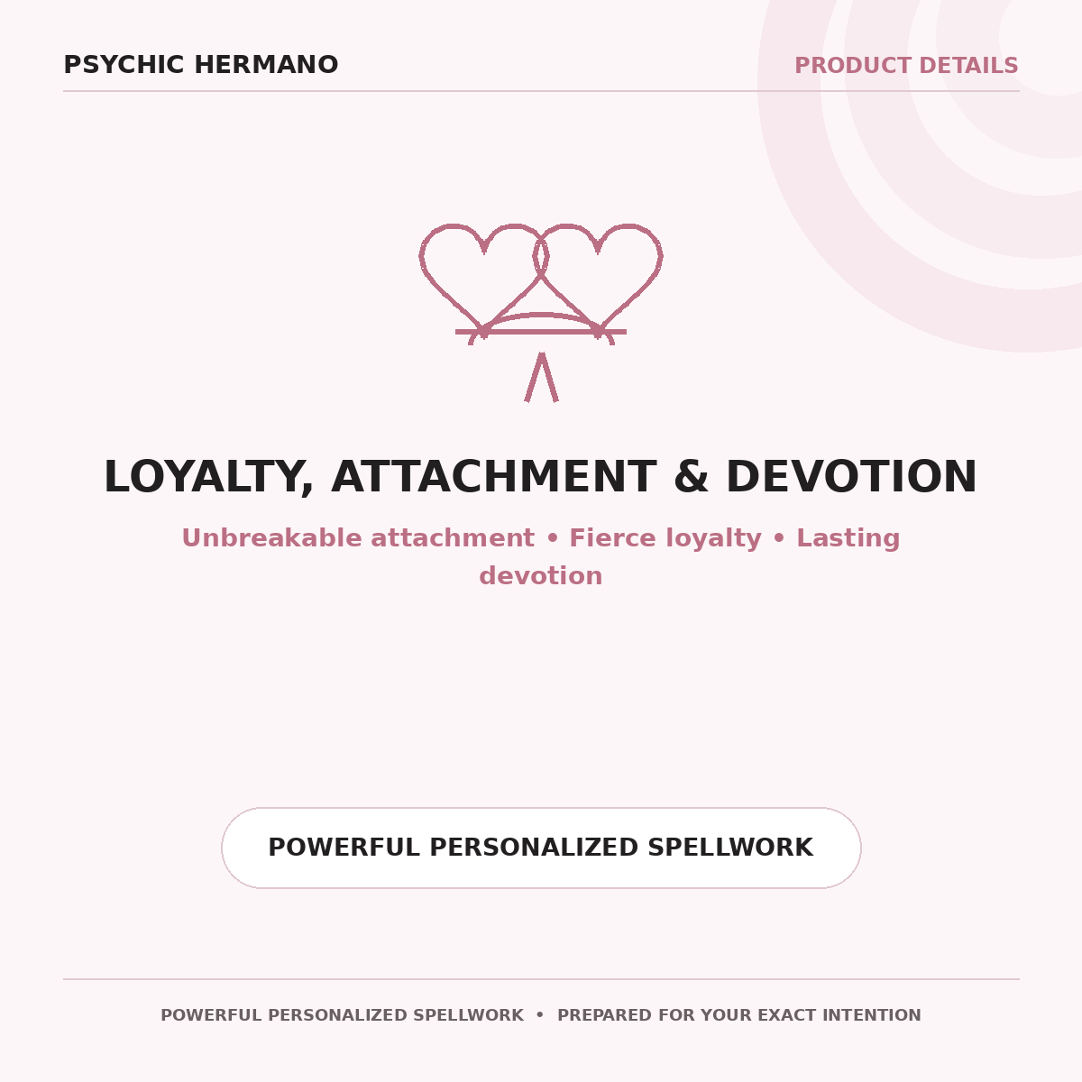 Love Binding Obsession Spell | Loyalty, Attachment & Devotion