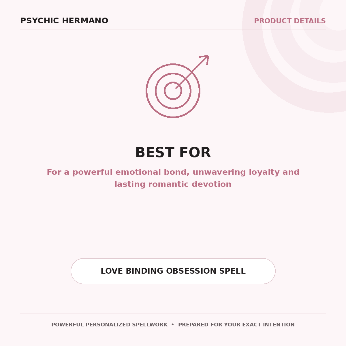Love Binding Obsession Spell | Loyalty, Attachment & Devotion