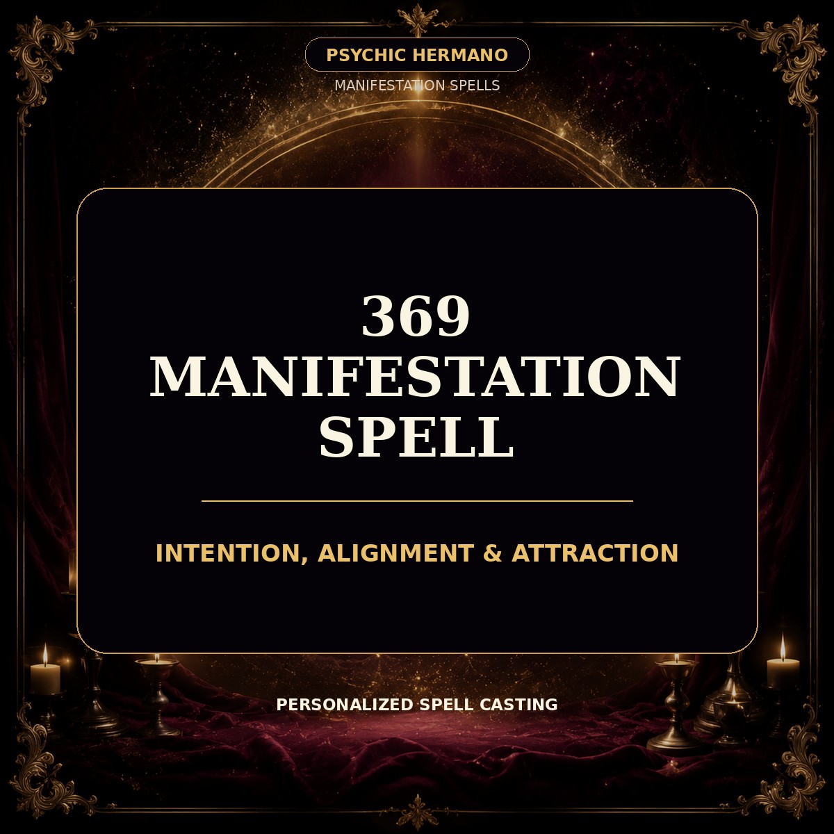 369 manifestation spell personalized digital service