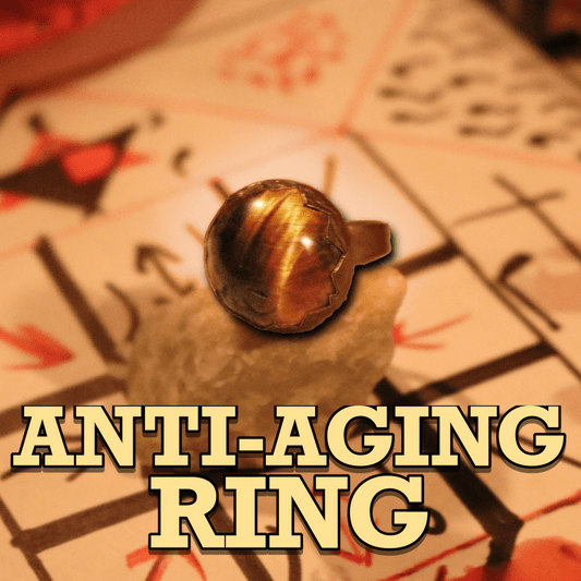 TIGER EYE RING | ANTI - AGING | Ritually - Charged Jewelry for Beauty - PsychicHermano