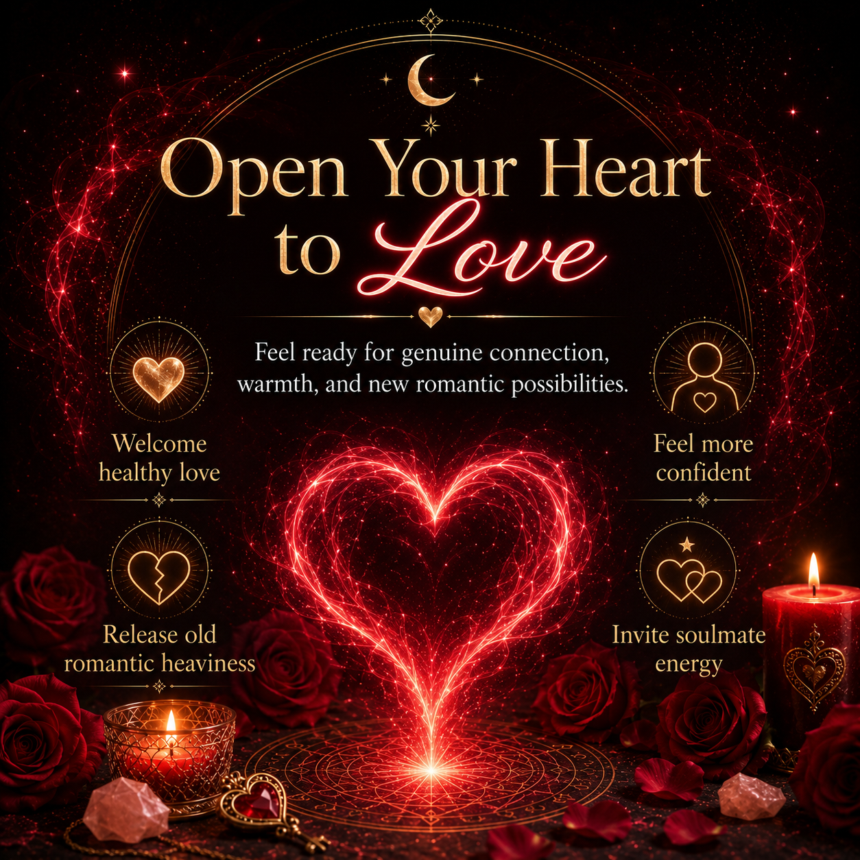 Open your heart to healthy love confidence and new romantic possibilities