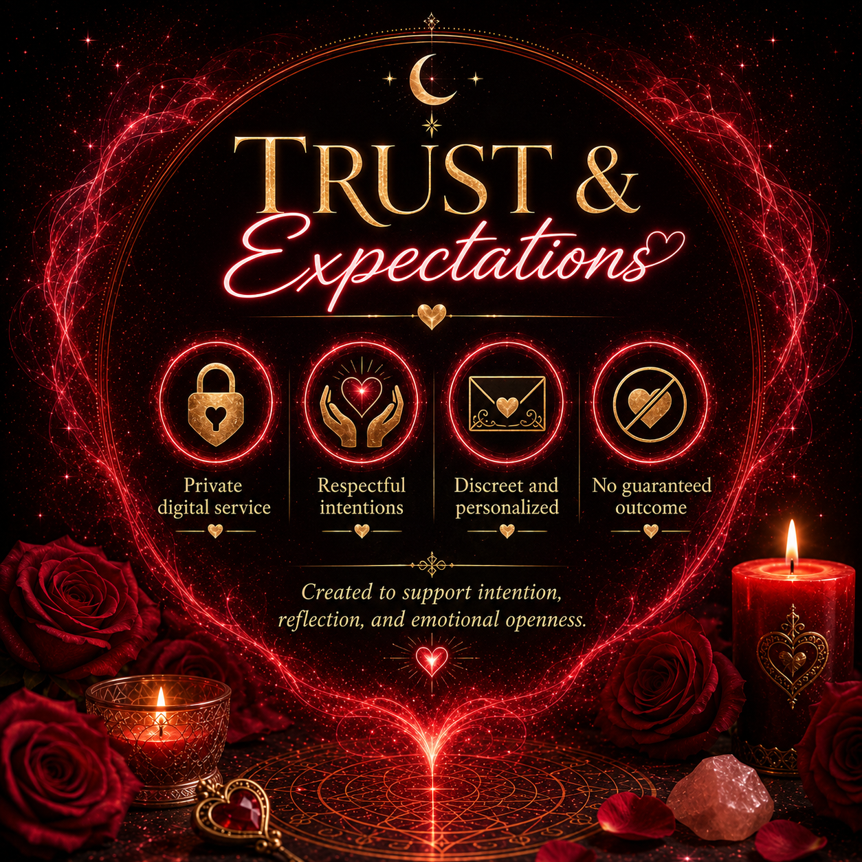 Attract True Love Spell privacy respectful intentions and no guaranteed outcome