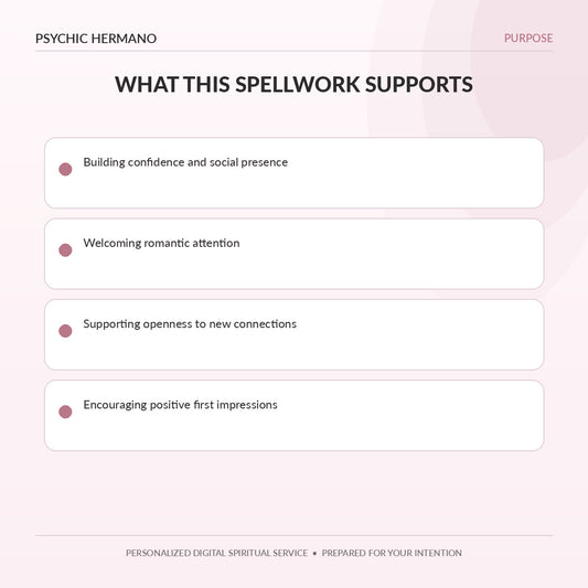 Attraction Spell benefits and questions this service can address