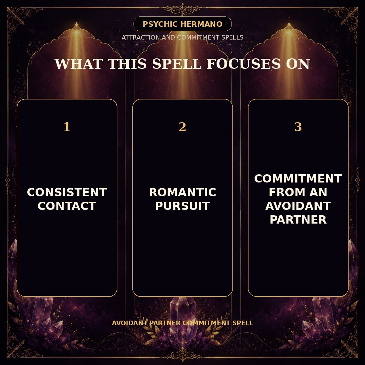Avoidant Partner Commitment Spell | Contact, Chase & Devotion - PsychicHermano
