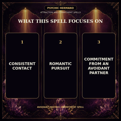 Avoidant Partner Commitment Spell | Contact, Chase & Devotion - PsychicHermano