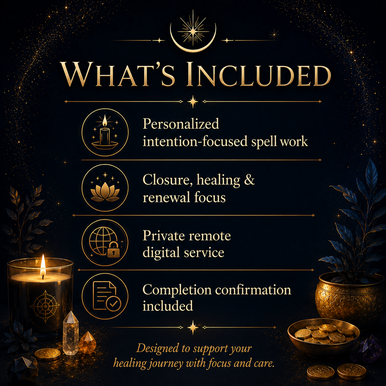 Breakup Release Spell personalized healing service benefits and confirmation