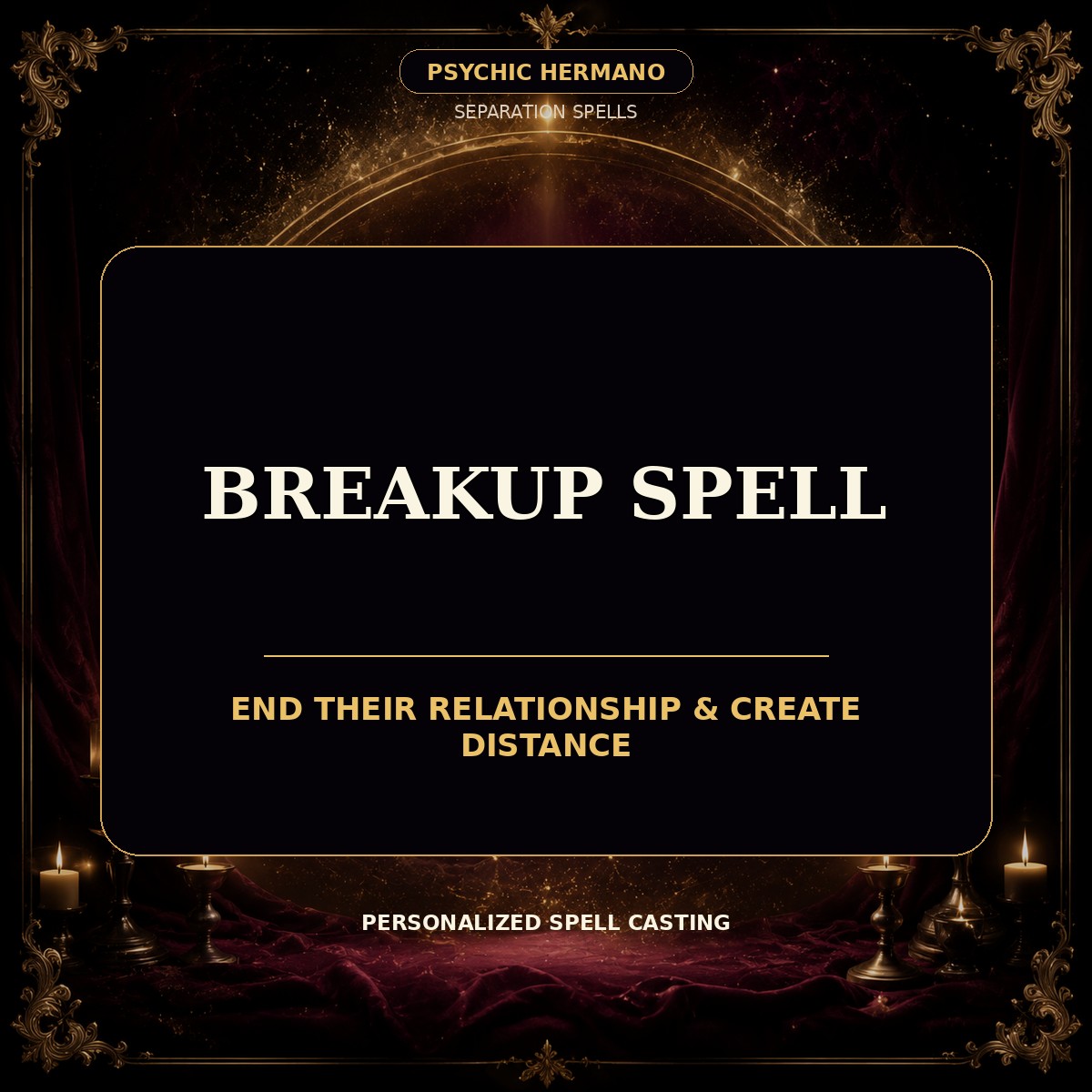 breakup spell personalized digital service