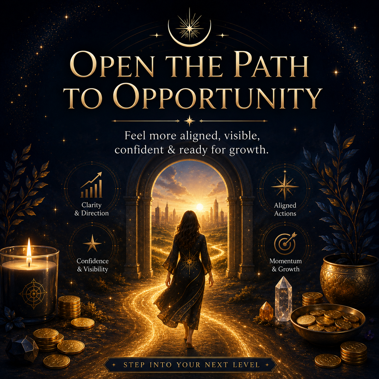 Business Success Spell emotional benefits for opportunity, confidence and growth