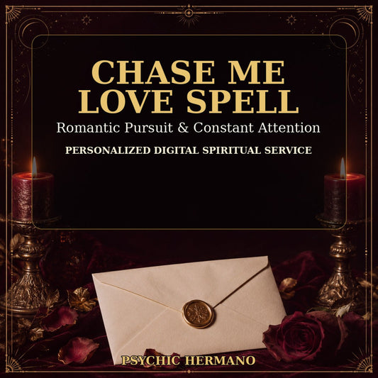 Chase Me Love Spell | Romantic Pursuit & Constant Attention - PsychicHermano