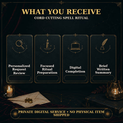 Cord Cutting Spell Ritual | Emotional Release & Moving Forward — receive