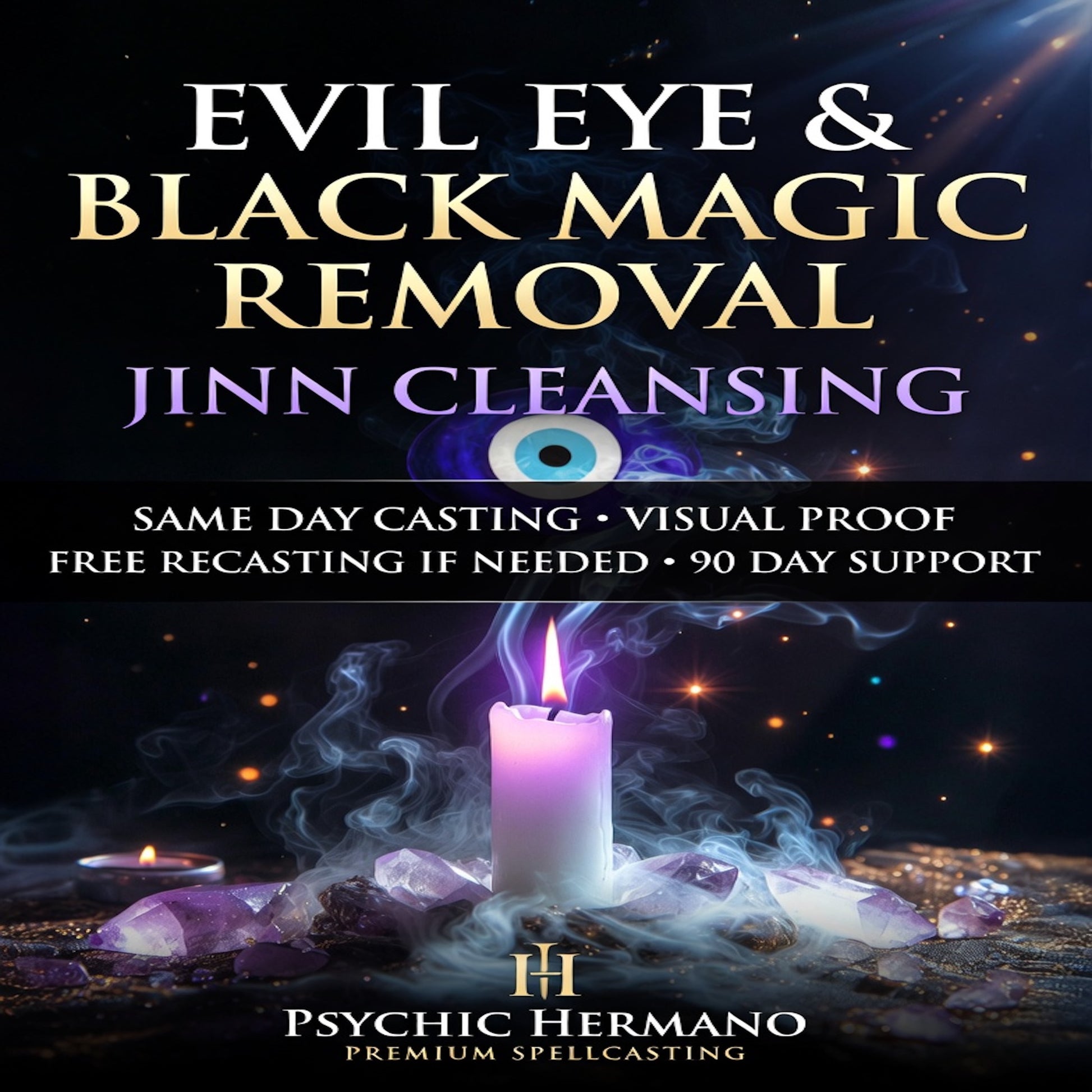 Evil eye and black magic removal working by Psychic Hermano