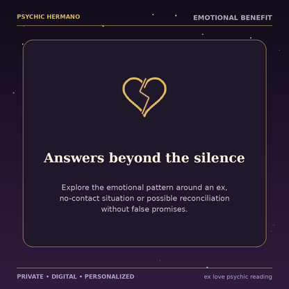 Ex Love Psychic Reading emotional benefit — answers beyond the silence
