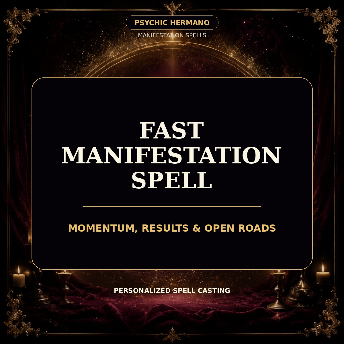 fast manifestation spell personalized digital service