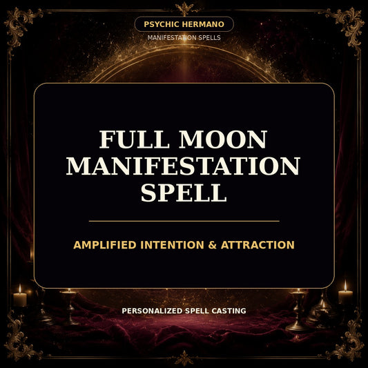 full moon manifestation spell personalized digital service