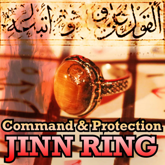 DARK JINN Possessed Ring - Haunted Eye of Khodam, Protection talisman - PsychicHermano
