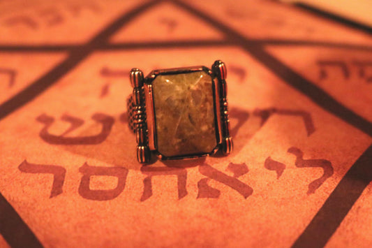KING SOLOMON Ring – Torah Scroll Talisman, Jinn Power Black Magic