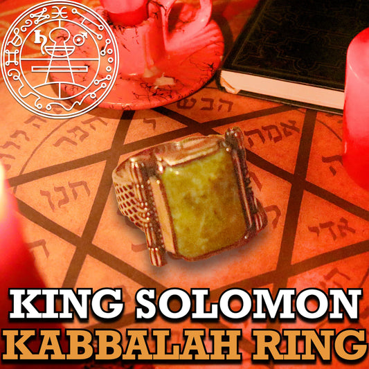 KING SOLOMON Ring – Torah Scroll Talisman, Jinn Power Black Magic - PsychicHermano