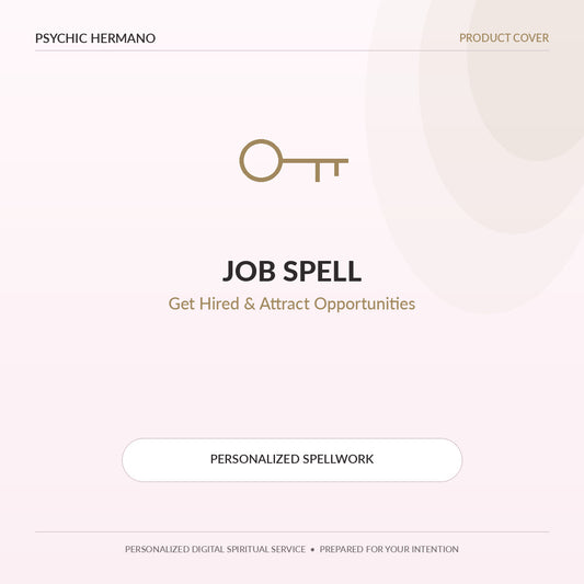 Job Spell by Psychic Hermano – Get Hired and Attract Opportunities