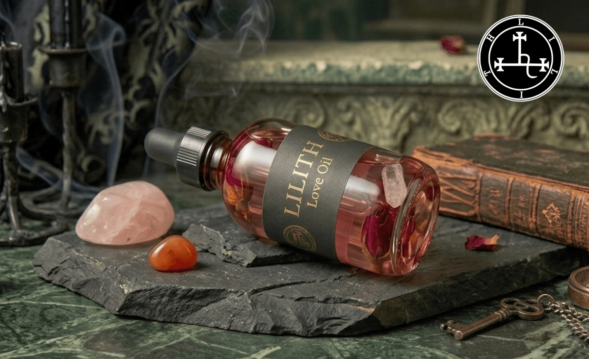 LILITH Love Spell Oil - Attraction, Reconciliation & Love Drawing Ritual Oil - PsychicHermano