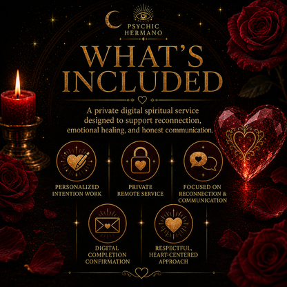 What is included with the Lost Love Reconnection Spell private remote digital service