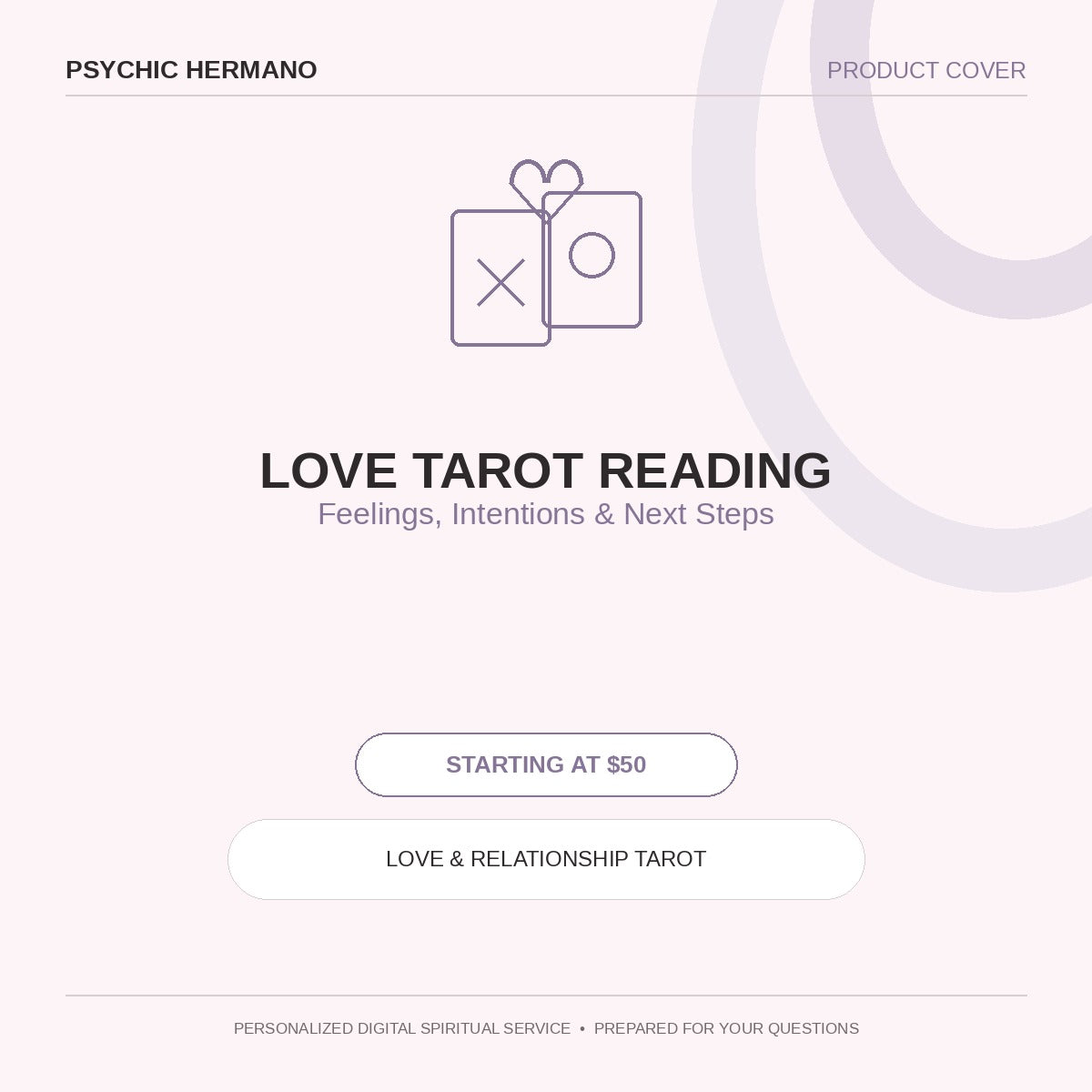 Love Tarot Reading by Psychic Hermano – Feelings, Intentions & Next Steps