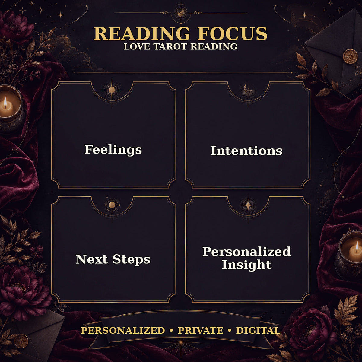 Love Tarot Reading | Feelings, Intentions & Next Steps — supports