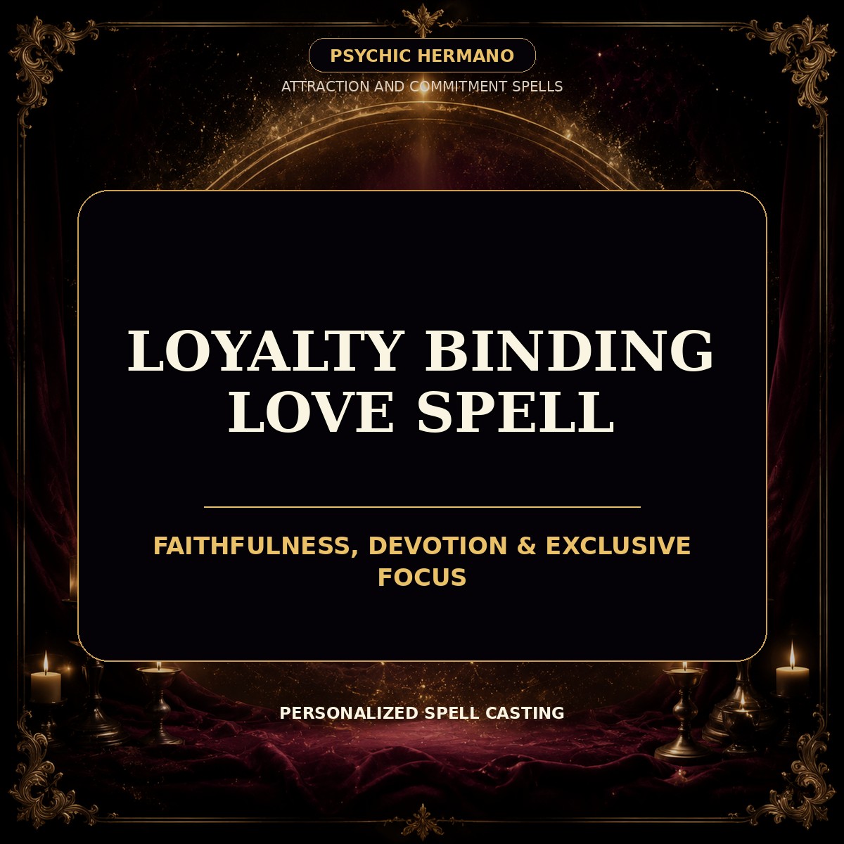 loyalty binding love spell personalized digital service