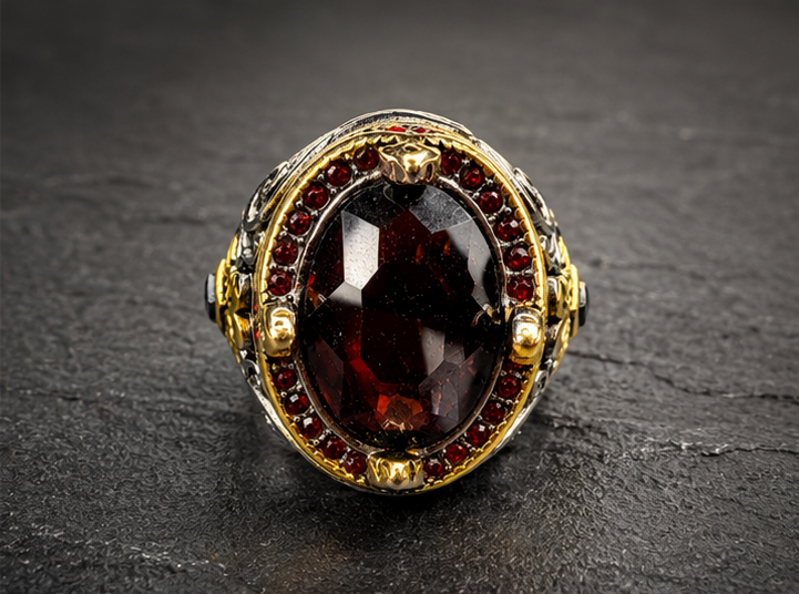 Marid King's Crown Djinn Ring | Royal Marid Djinn Talisman | Handcrafted One of a Kind Occult Amulet for Prestige, Power and Sovereignty