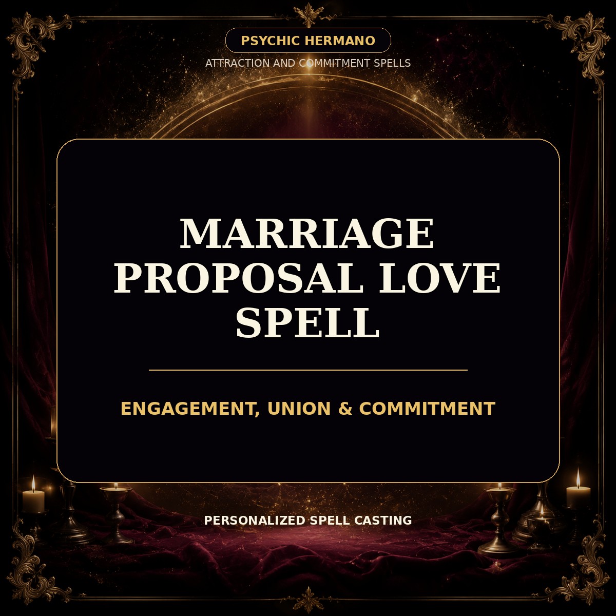 marriage proposal love spell personalized digital service