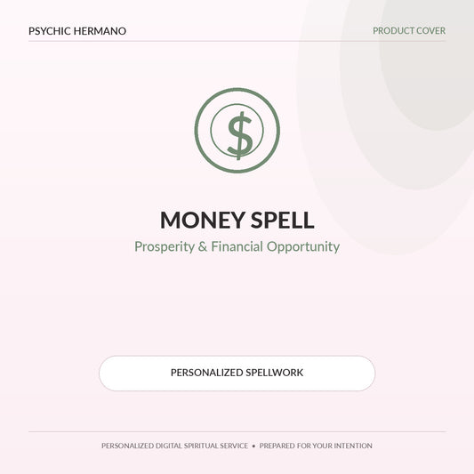 Money Spell by Psychic Hermano – Prosperity & Financial Opportunity