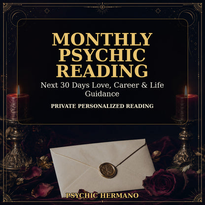 Monthly Psychic Reading | Next 30 Days Love, Career & Life Guidance — cover