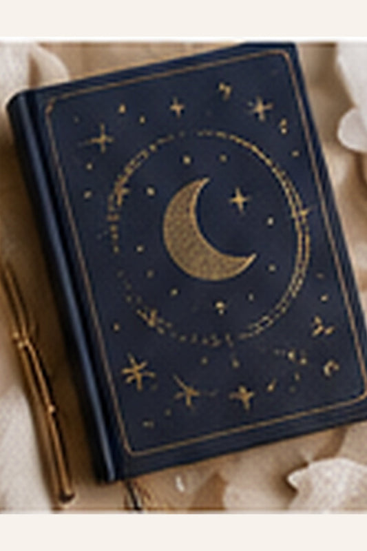 Moon and stars reflection journal