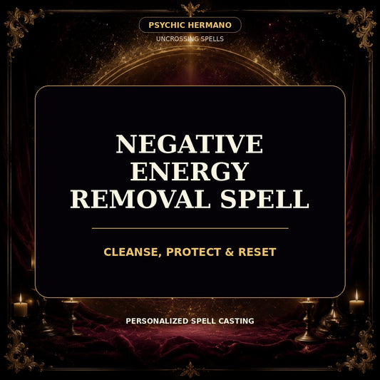 negative energy removal spell personalized digital service