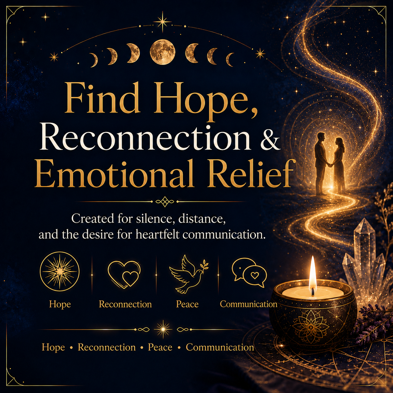 No Contact Communication Ritual benefits for hope reconnection peace and communication