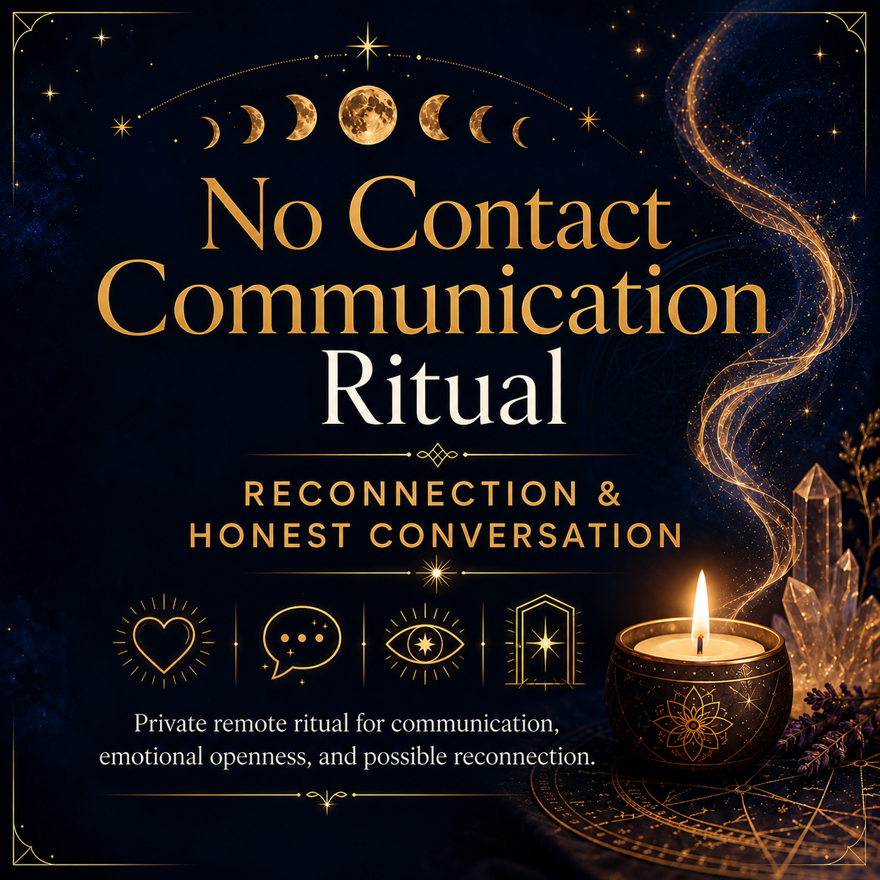 No Contact Communication Ritual for reconnection and honest conversation