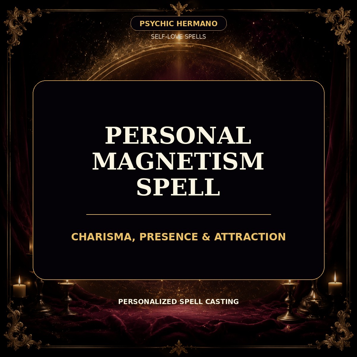 personal magnetism spell personalized digital service