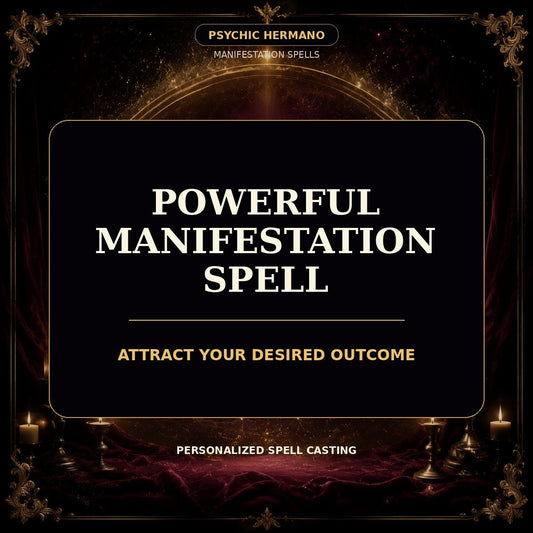 Powerful Manifestation Spell | Attract Your Desired Outcome - PsychicHermano