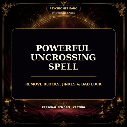 powerful uncrossing spell personalized digital service