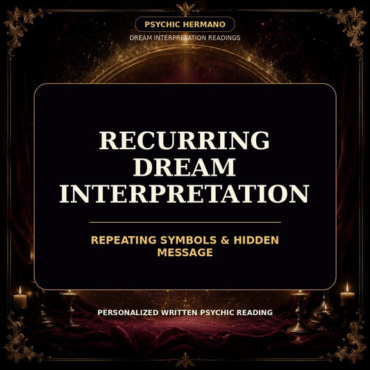 Recurring Dream Interpretation Reading | Repeating Symbols & Hidden Message - PsychicHermano