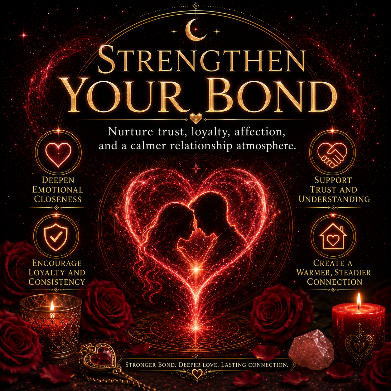 Strengthen emotional closeness trust loyalty and a steadier relationship connection