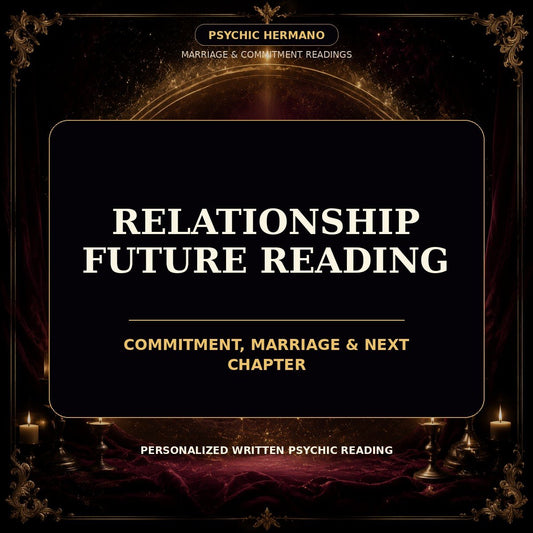 Relationship Future Reading | Commitment, Marriage & Next Chapter - PsychicHermano