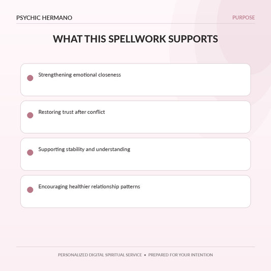 Relationship Spell benefits and questions this service can address