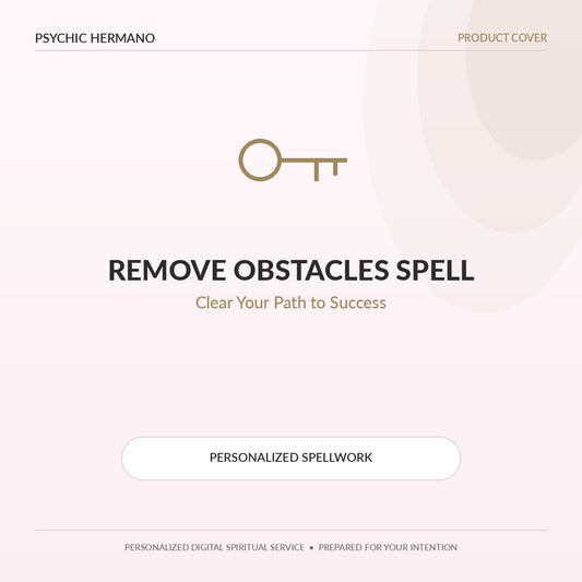 Remove Obstacles Spell by Psychic Hermano – Clear Your Path to Success