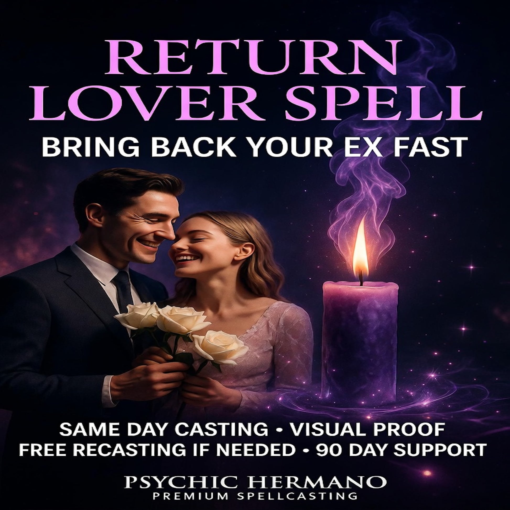 Return lover spell casting on Psychic Hermano's altar