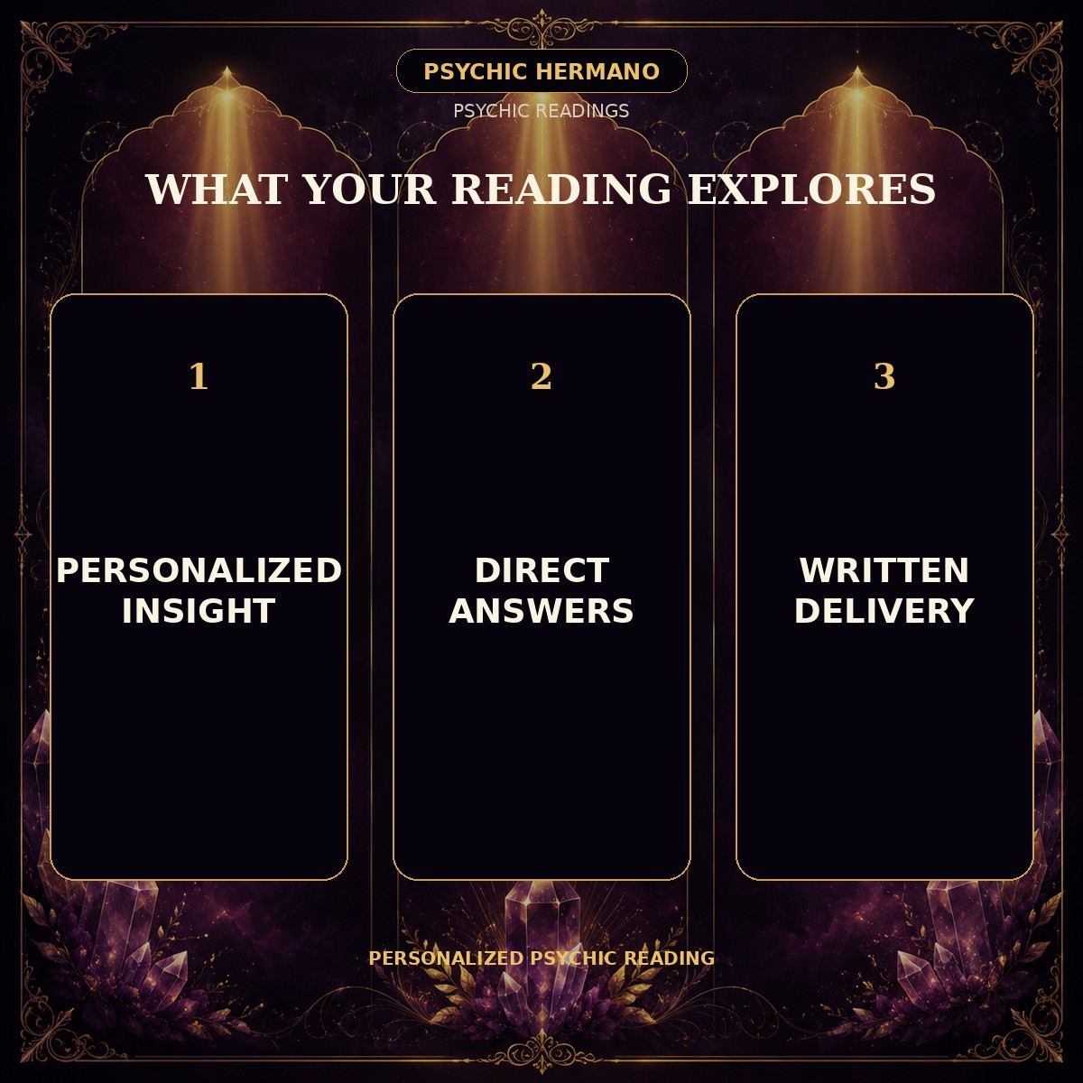 Personalized psychic reading service benefits