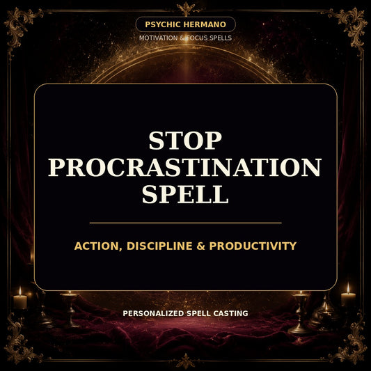 stop procrastination spell personalized digital service