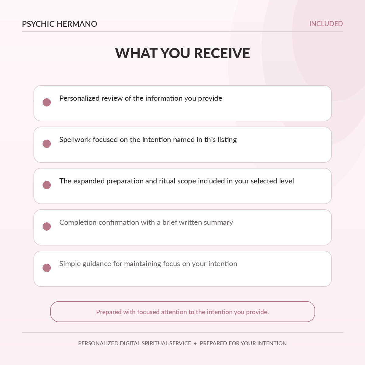 What is included with the Twin Flame Soulmate Love Spell